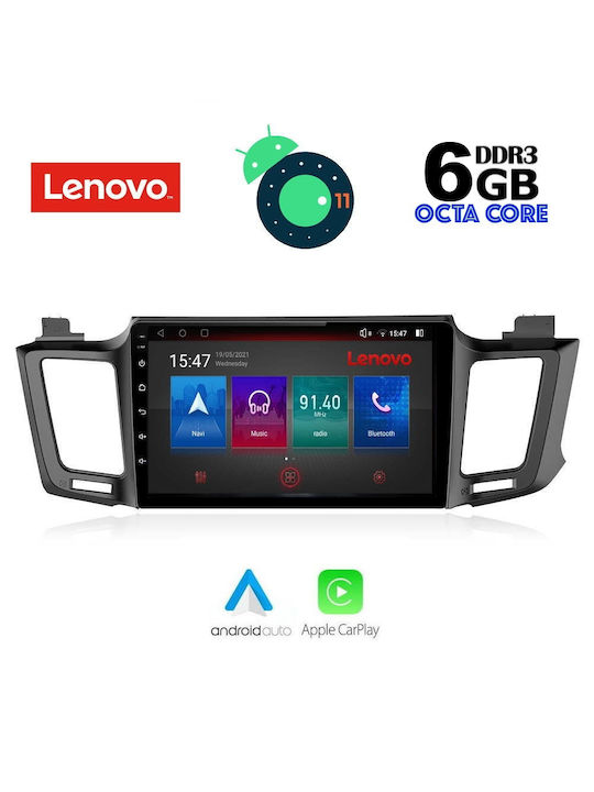 Lenovo Car-Audiosystem für Toyota RAV 4 2013-2019 (Bluetooth/USB/AUX/WiFi/GPS) mit Touchscreen 10"