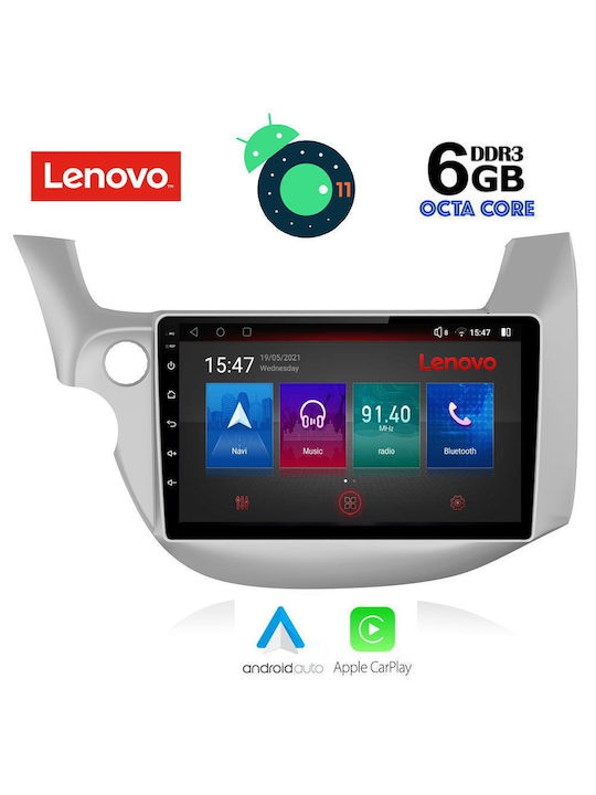 Lenovo Ηχοσύστημα Αυτοκινήτου για Honda Jazz 2008-2012 (Bluetooth/USB/WiFi/GPS) με Οθόνη Αφής 10"