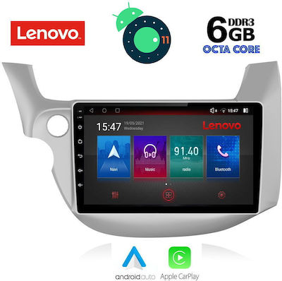 Lenovo Ηχοσύστημα Αυτοκινήτου για Honda Jazz 2008-2012 (Bluetooth/USB/WiFi/GPS) με Οθόνη Αφής 10"