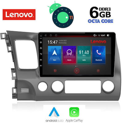 Lenovo Ηχοσύστημα Αυτοκινήτου για Honda Civic 2006-2012 (Bluetooth/USB/WiFi/GPS) με Οθόνη Αφής 10"
