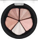 Miss Rose 5 Colors Palette with Eye Shadows in Pressed Powder Form 8g