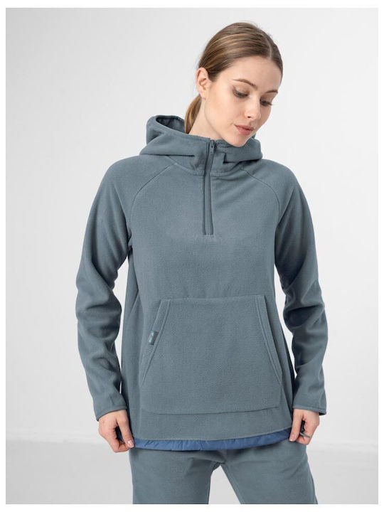 4F Women's Fleece Sweatshirt Blue