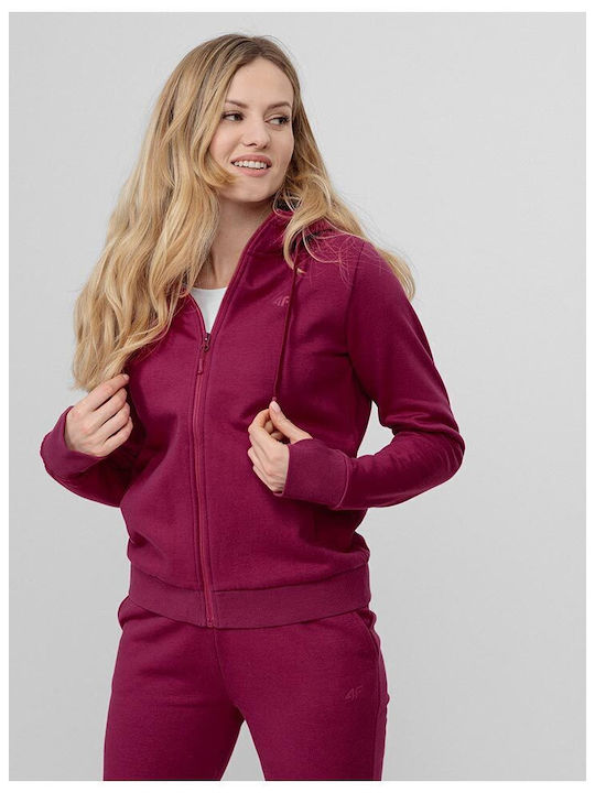 4F Women's Sweatshirt Burgundy