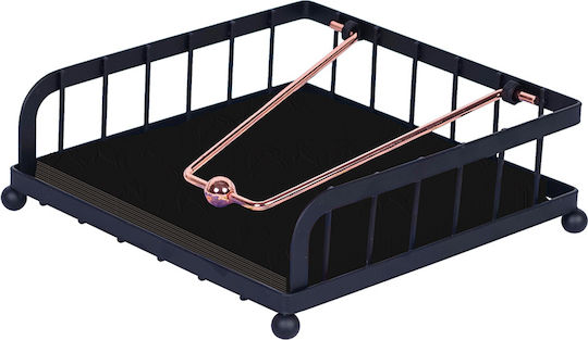 Berlinger Haus Black Rose Collection Suport pentru șervețele Metalică Neagră BH-6768
