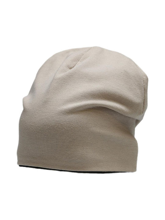 4F Kids Beanie Double Sided Fabric Beige