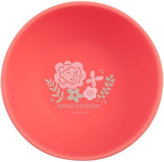 Stephen Joseph Baby Food Bowl Flower made of Silicone Orange