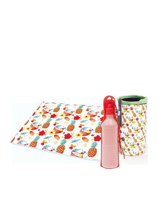 Croci Fresh Cocktail Kit Matratze für Hunde Rechteck Kühlendes 65x50cm.