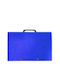 F-Plast Plastic Drafting Bag with Buckle and Handle 38x4x27cm Blue