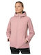 4F Women's Ski & Snowboard Jacket Pink H4Z22-KUDN003-53S