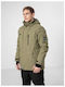 4F Men's Ski & Snowboard Jacket Khaki H4Z22-KUMS001-43S