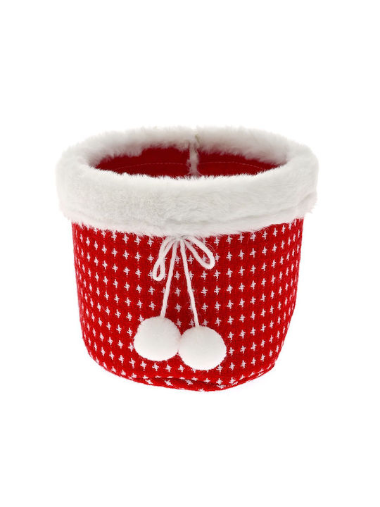 Iliadis Christmas Figure Basket Red Length 17cm