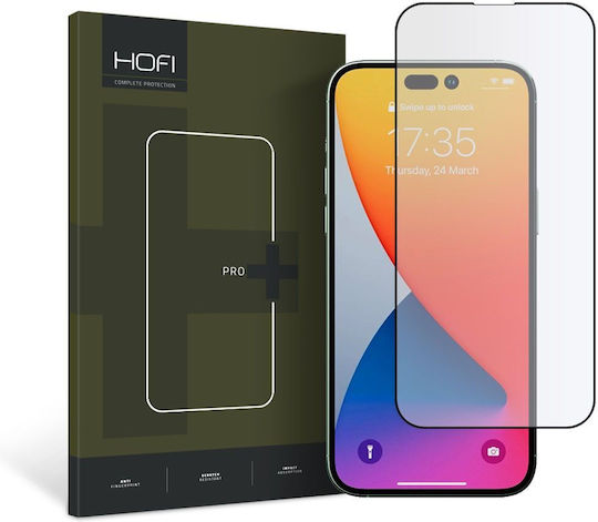 Hofi Pro+ Tempered Glass Μαύρο (iPhone 14 Pro)