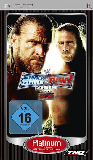 WWE SmackDown vs. Raw 2009 Platinum Издание PSP Игра (Употребявано)