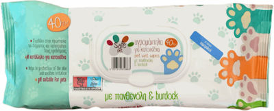 Pet Safe Dog Body Cleansing Wipes with Fragrance