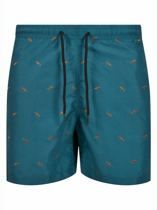 Urban Classics Ανδρικό Μαγιό Σορτς Shark/Teal μ...