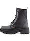 Leather Women's Ankle Boots Black