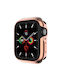 Ringke Switcheasy Odyssey Silicone Case in Rose Gold color for Apple Watch 44mm