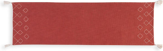 Nef-Nef Haushaltswaren Läufer Chiara mit Stickerei Paprika Orange 45x150cm