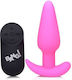 XR XR Anal Plug with Wireless Functionality and Pink Vibration 21cm