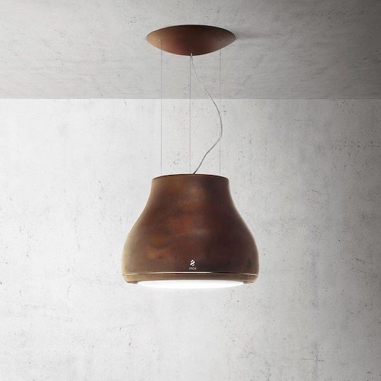 Elica Shining Rust/F/50 Островен аспиратор Рециркулация 50см Кафяв
