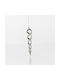 Hängender Stalaktit Ornament Glas Gray 3.3x17.5cm Set 6Stück