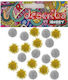Describo Pom Pom de Artizanat Auriu Set 20buc