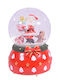 Christmas Snow Globe with Santa Claus 8.5x8.5x12.5cm