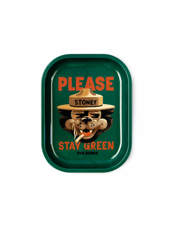 The Dudes The Dudes Stay Green Rolling Tray Σταχτοδοχείο Πράσινο