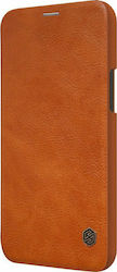 Nillkin Qin Synthetic Leather Book Brown (Poco F4 5G)