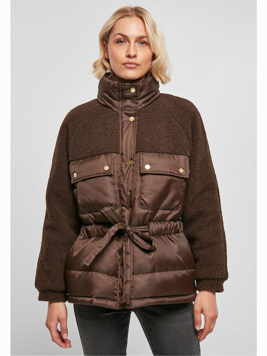 Urban Classics TB3768 Κοντό Γυναικείο Puffer Μπ...