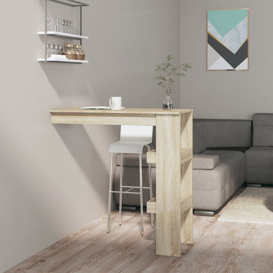 Table Bar Wooden Sonoma Oak 102x45x103.5cm