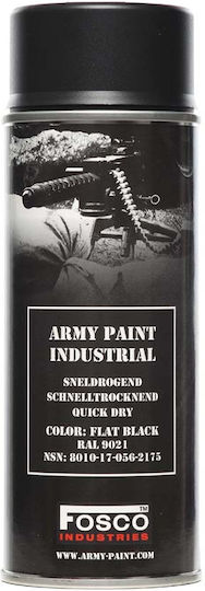 Fosco Industries Σπρέι Βαφής Army Paint Μαύρο Flat Black 400ml
