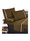 SB Home Cearșaf Semi Dublu 190x280cm. Oliva Oliva