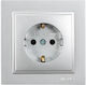 Eurolamp Power Socket 16A Silver 1pcs