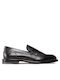 Artenova Men's Leather Moccasins Black U15BFD 00043 C9999