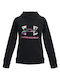 Under Armour Kids Sweatshirt with Hood and Pocket Black Rival