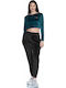Sweatpants Jogger Velvet Black