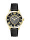 Juicy Couture Women's Watch with Black Leather Strap