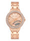 Juicy Couture Women's Watch with Pink Gold Metal Bracelet
