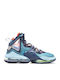 LeBron 19 inalti Pantofi de baschet Albastru Înnegrit / Albastru Uzat / Verde Atomic / Albastru Mediu