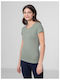 4F Damen Sportlich T-shirt Grün