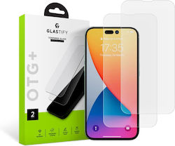 Glastify OTG+ Tempered Glass 2pcs (iPhone 14 Pro Max)