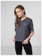 4F Damen Oversized T-shirt Gray