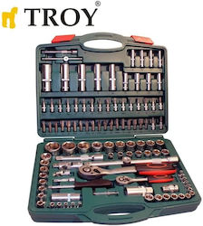 Troy 26102-T Καστάνια με Καρυδάκια 1\2" & 1\4" 108τμχ Troy 26102-T Καστάνια με Καρυδάκια 1\2" & 1\4" 108τμχ
