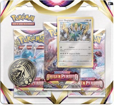 Nintendo TCG Sword & Shield Pokémon Pachete Lost Origin 3-Booster Blister Regigigas