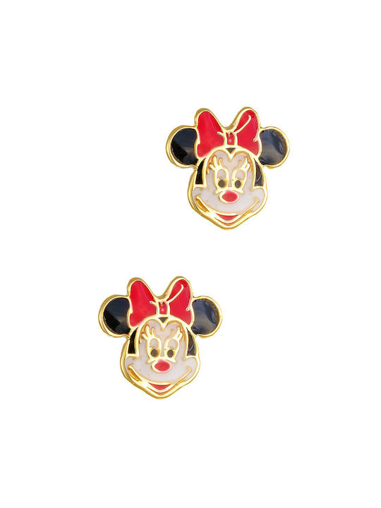 Gold earring 9K Minnie