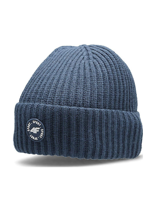 4F Kids Beanie Knitted Blue