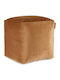 Bean Bag Chair Waterproof Beige 30x30x30cm