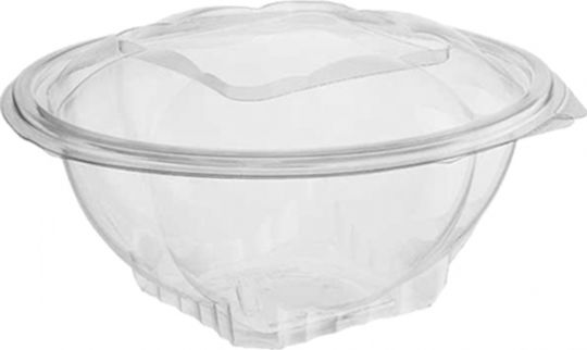 THalassinos Einweg-Plastikgeschirr PET mit Fassungsvermögen von 500ml Transparent 75Stück