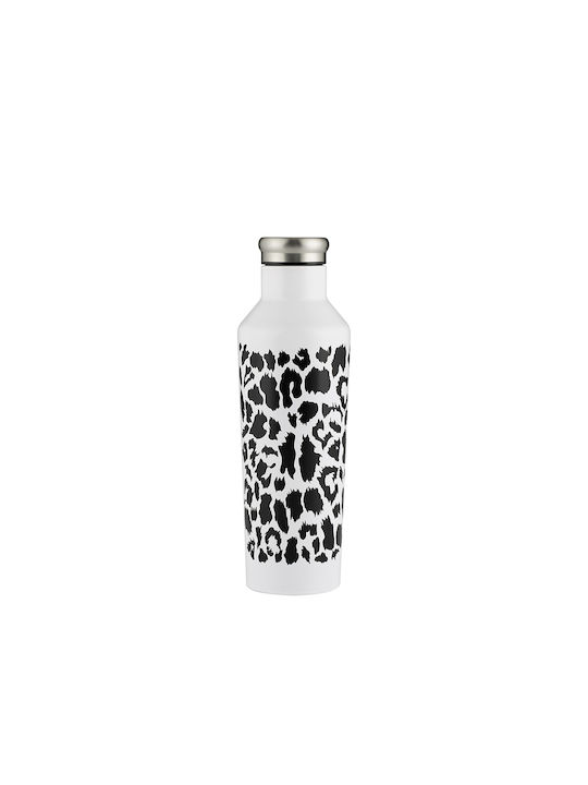 Typhoon Leopard-Colour Change Typhoon Wasserflasche Rostfreier Stahl 800ml Weiß
